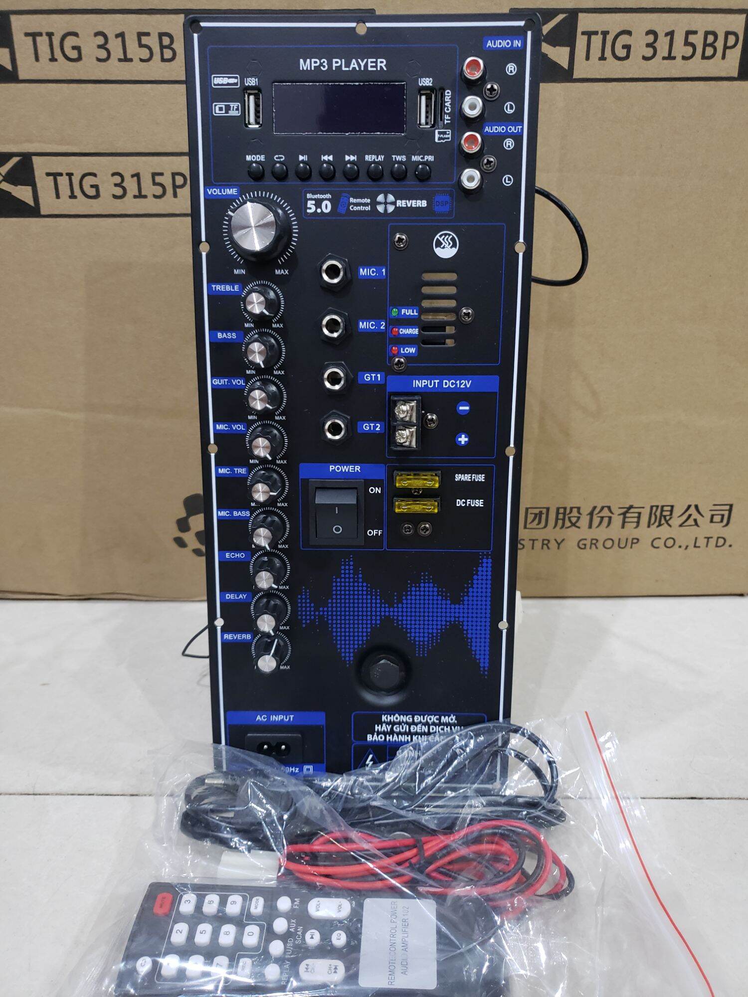 mạch loa kéo echo reverb 15 x 35cm