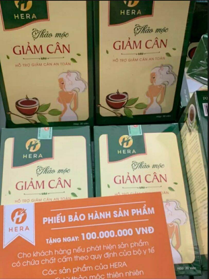 Giảm cân Hera plus chính hãng