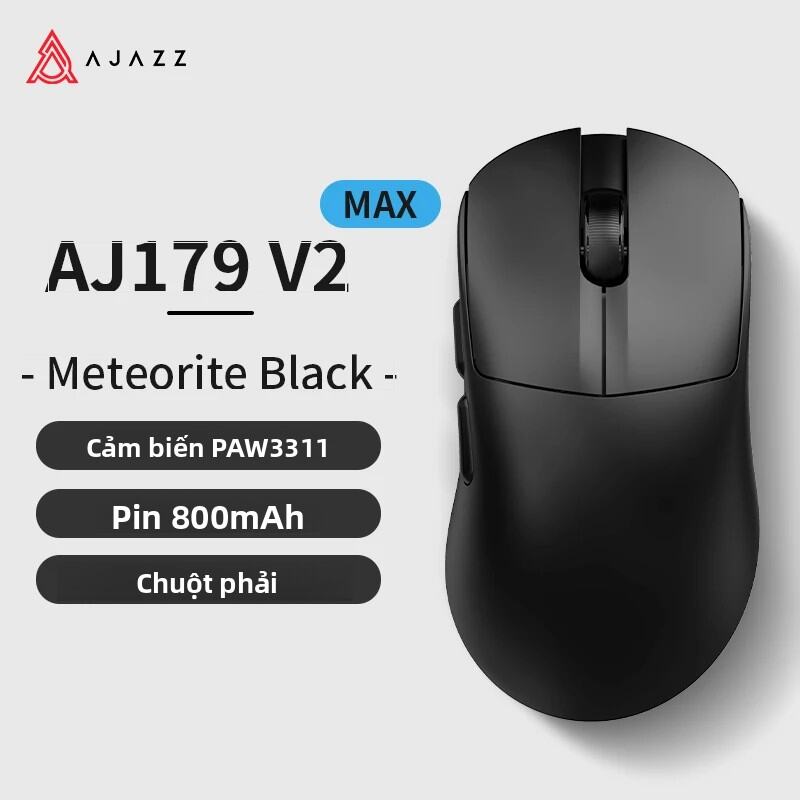 AJAZZ AJ179 V2 MAX Tay Phải 3 Chế Độ Chuột 56G Nhẹ PAW3311 Cảm Biến Huanuo Micro Switch Telink Micro