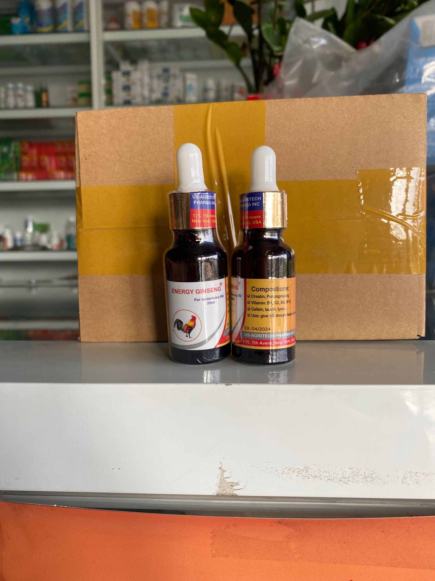Energy ginseng dinh dưỡng cho gà lọ 20ml