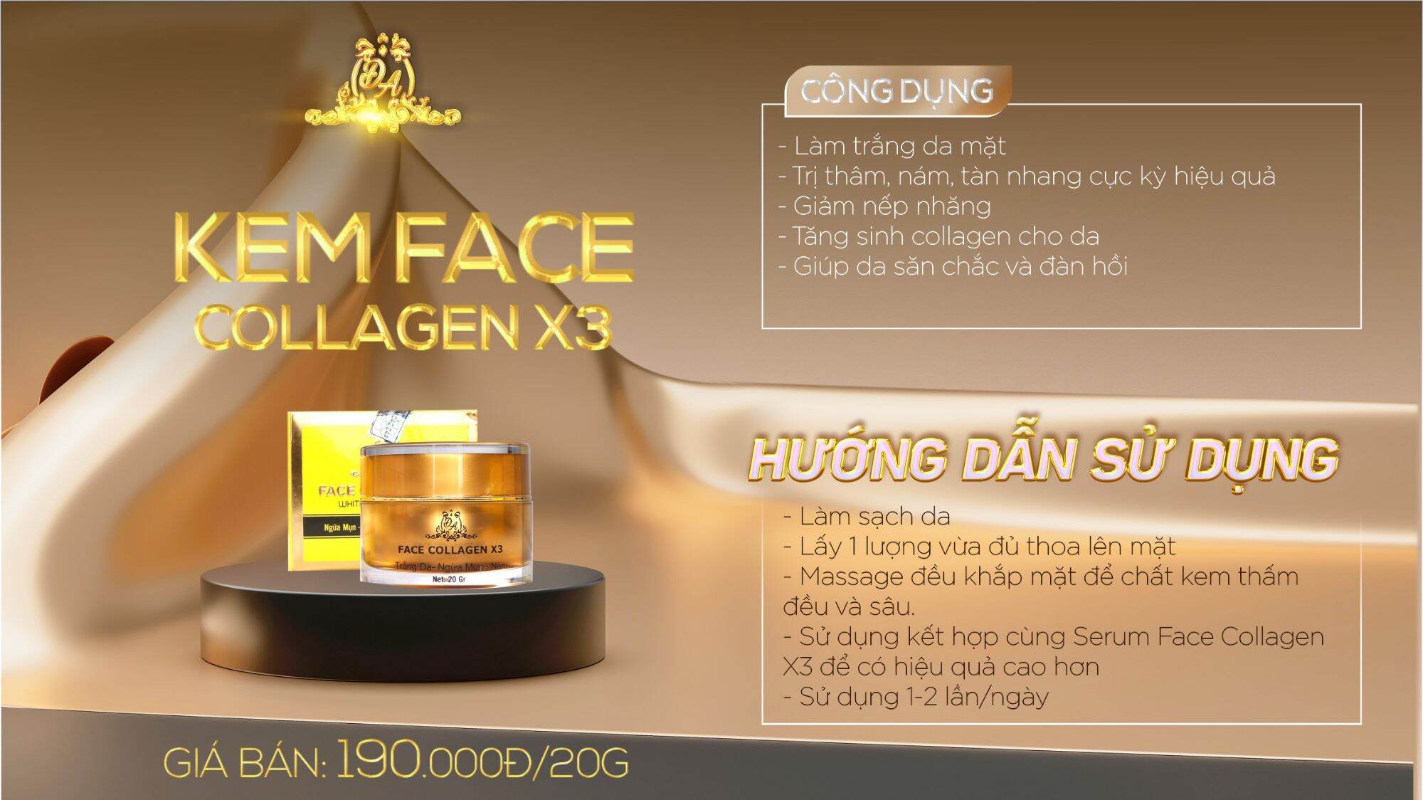 Kem Face Collagen X3