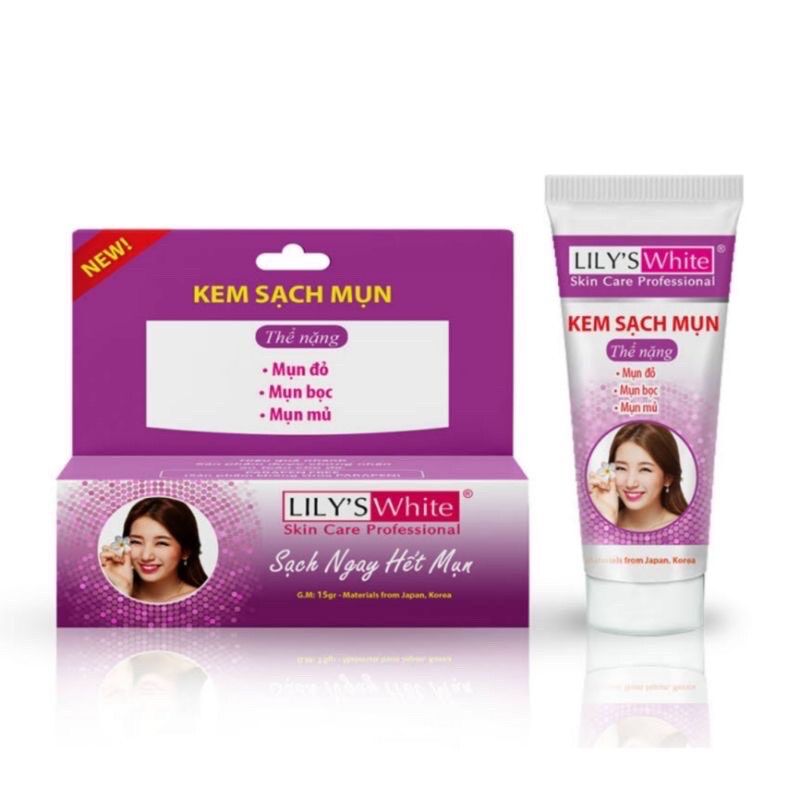 Kem Mụn - Xoá Thâm - Liền Sẹo Lily’s White