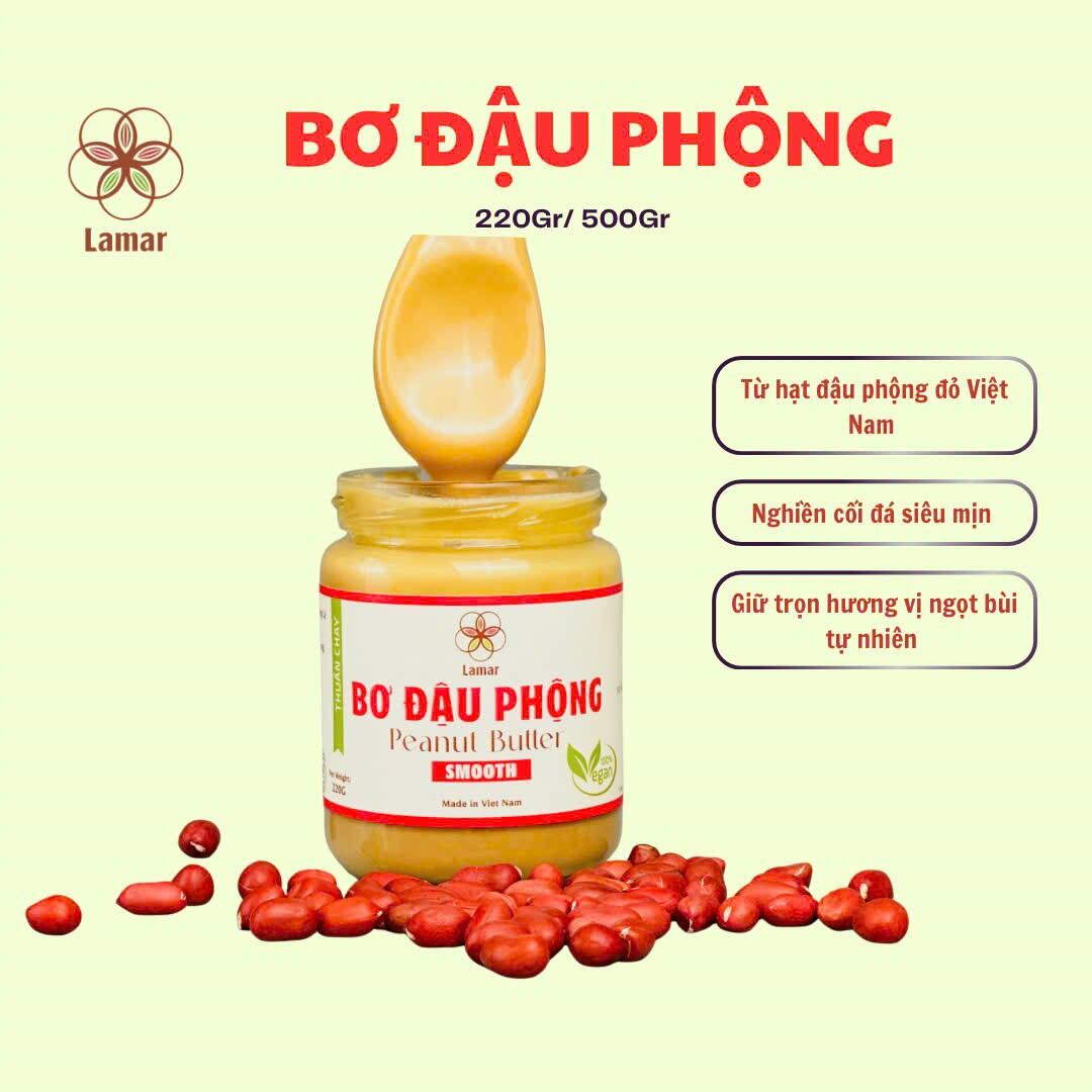 (Siêu mịn) Bơ đậu phộng thuần chay Peanut butter bơ hạt tự nhiên nguyên chất không đường