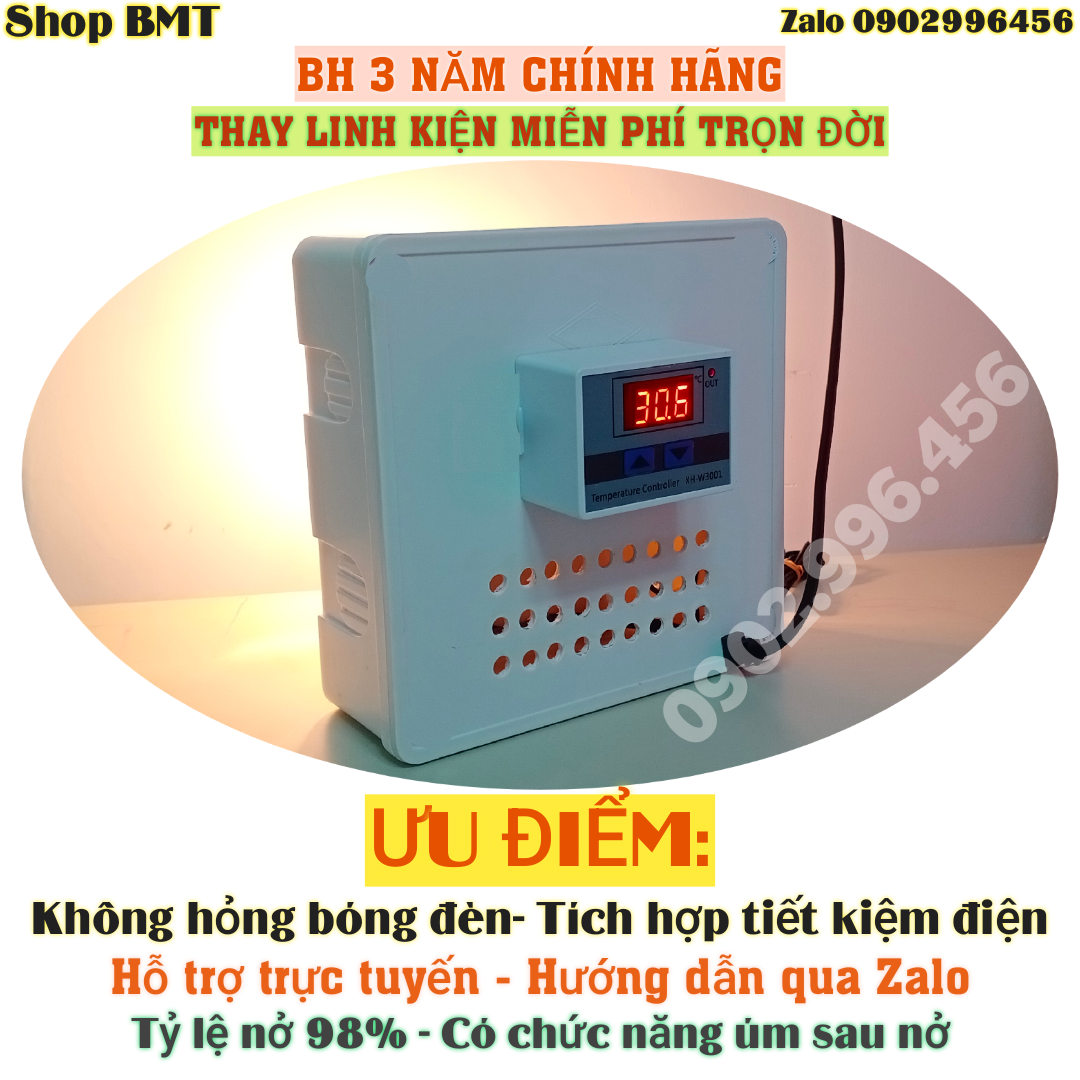 Máy ấp trứng thông minh 2023 Tích hợp úm gà con - Bảo Hành 3 Năm