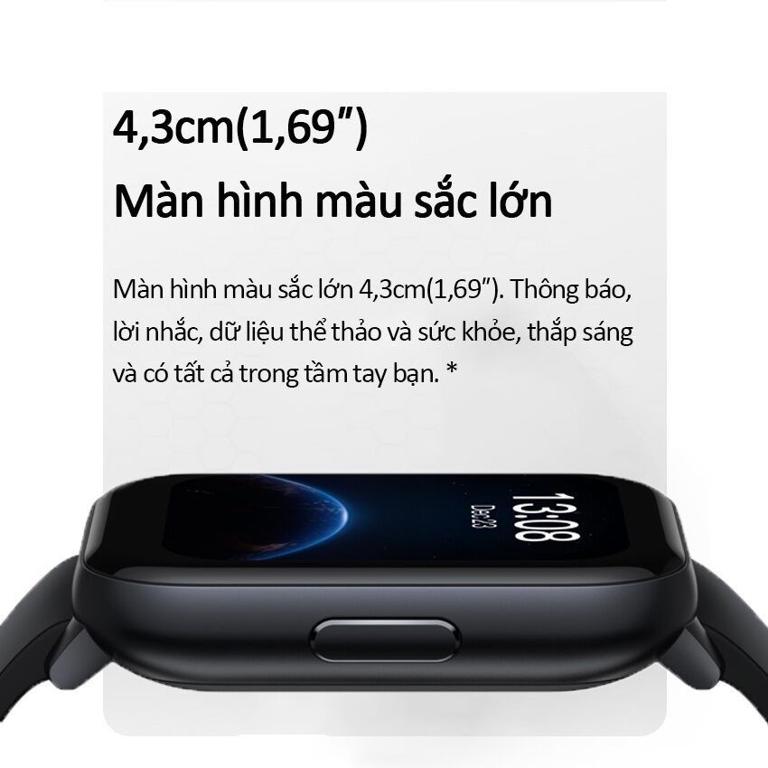 Đồng hồ thông minh realme s100 đen