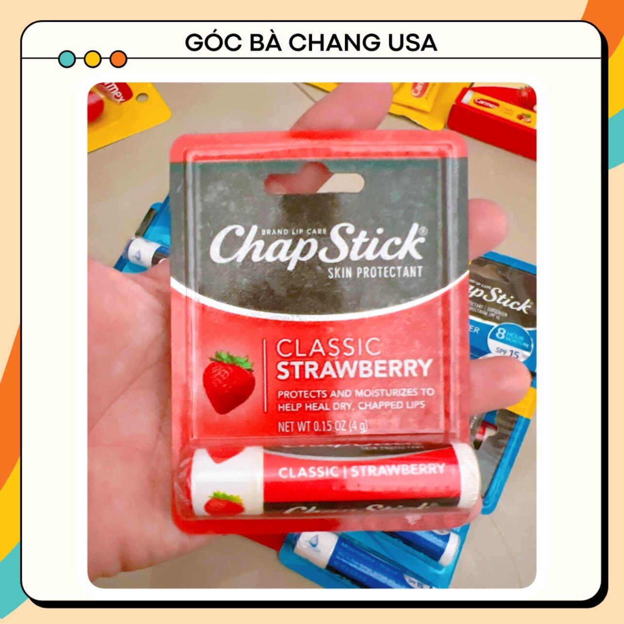 [NEW] Son Dưỡng Môi CHAPSTICK spf 15 US