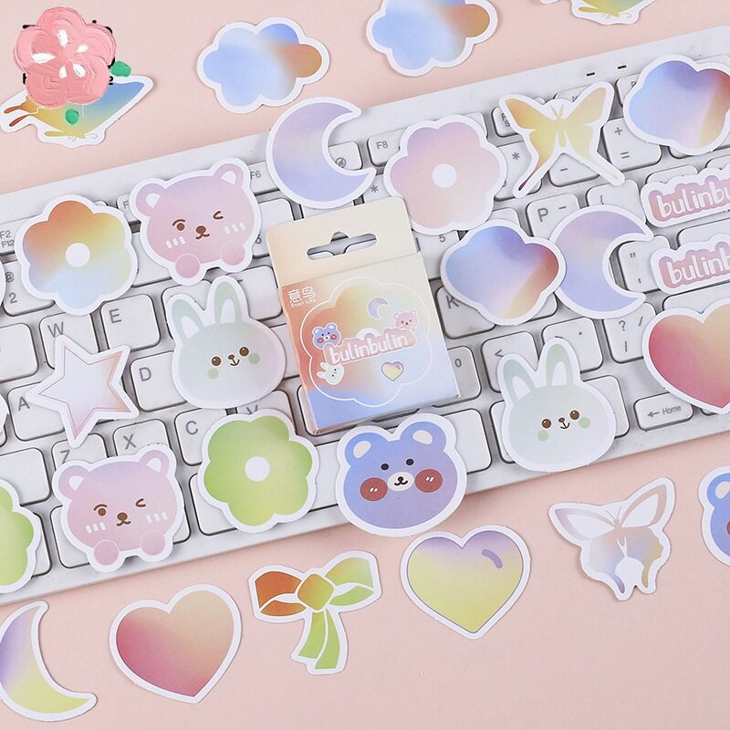 Hộp 45 hình dán sticker trang trí