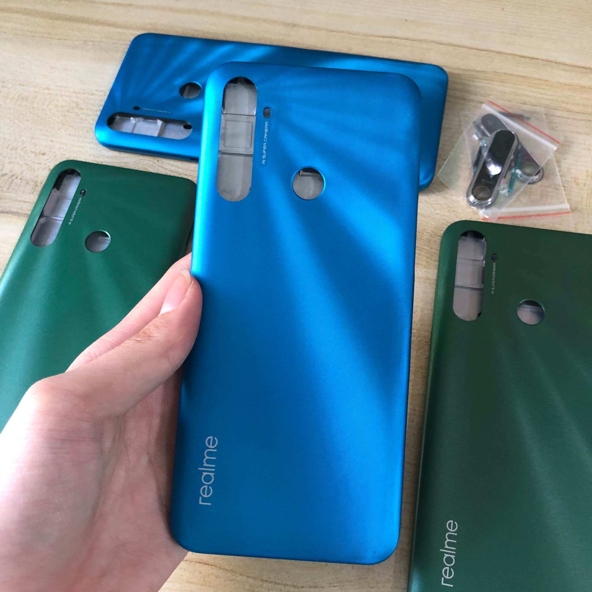 Bộ Vỏ Sườn Realme 5i Zin Hàng Cao Cấp (Kèm kính camera)