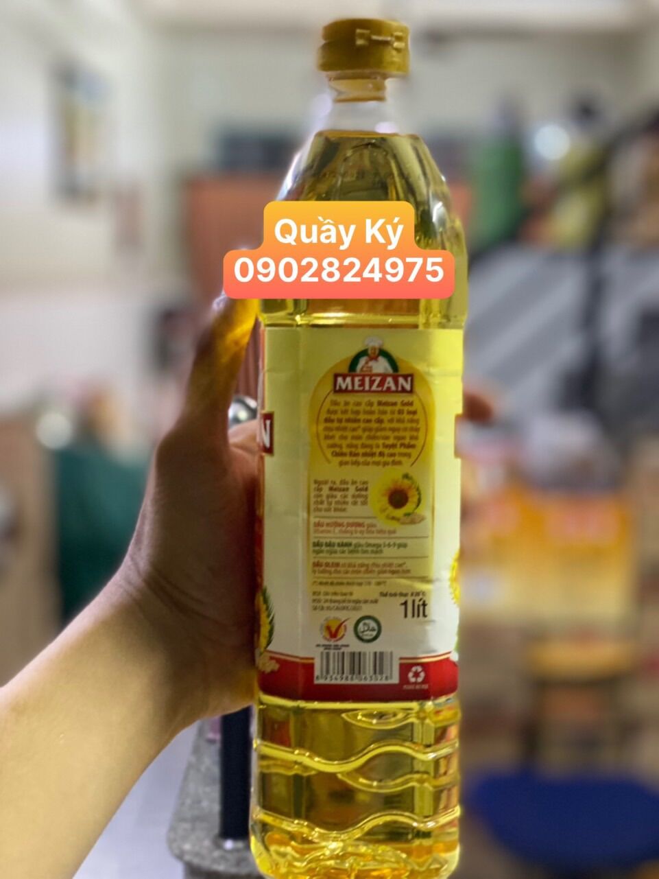 Dầu ăn cao cấp Meizan Gold chai 1 lít
