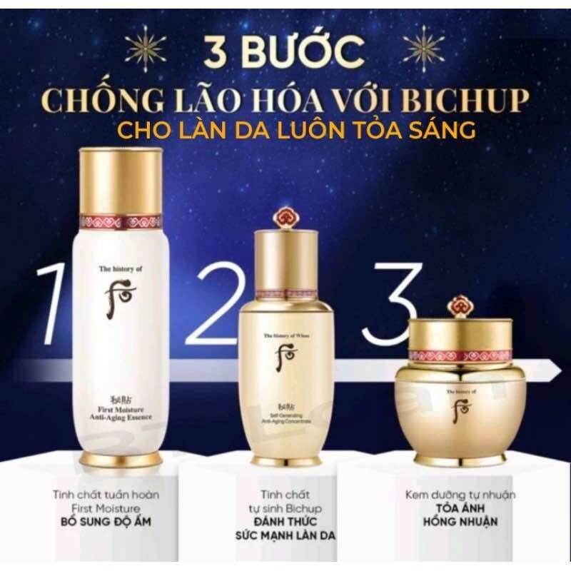 Set dưỡng da whoo bichup mini 3 món