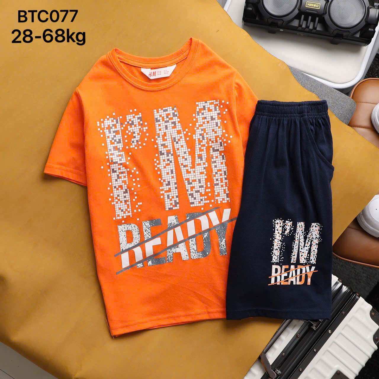Bộ Thun Cotton Bé Trai BigSize (28-68kg)