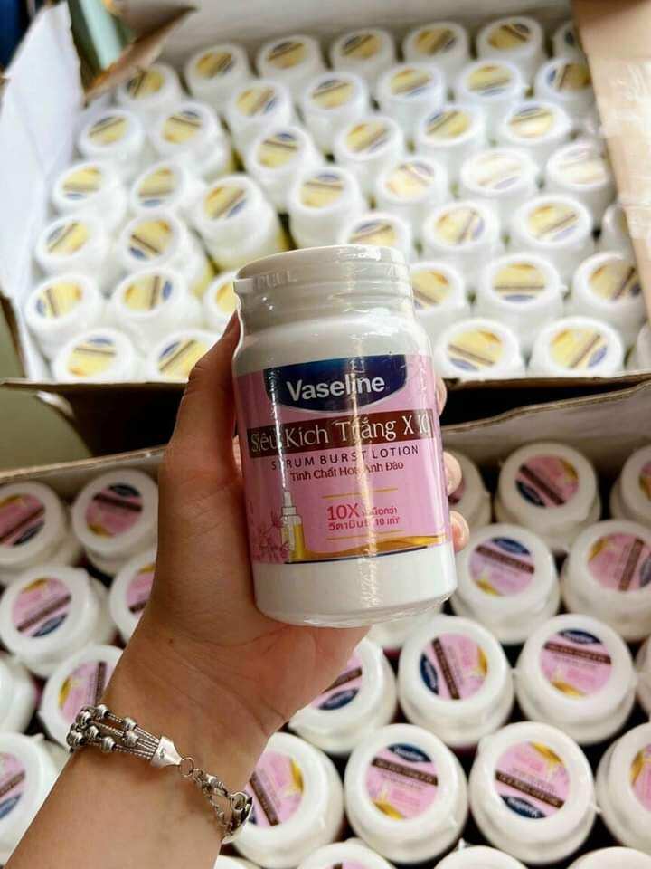 KEM KÍCH TRẮNG VASELINE X10 SIÊU TRẮNG DA