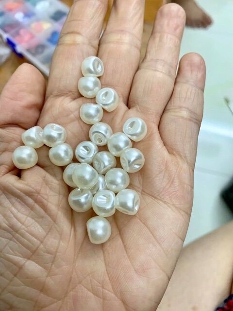 Combo 20 cái nút bẹt 1 màu cỡ 10mm, có 2 màu để chọn lựa