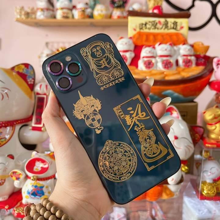Bộ 4 Linh Phù Dán Điện Thoại Hút Tài Lộc Tình Duyên