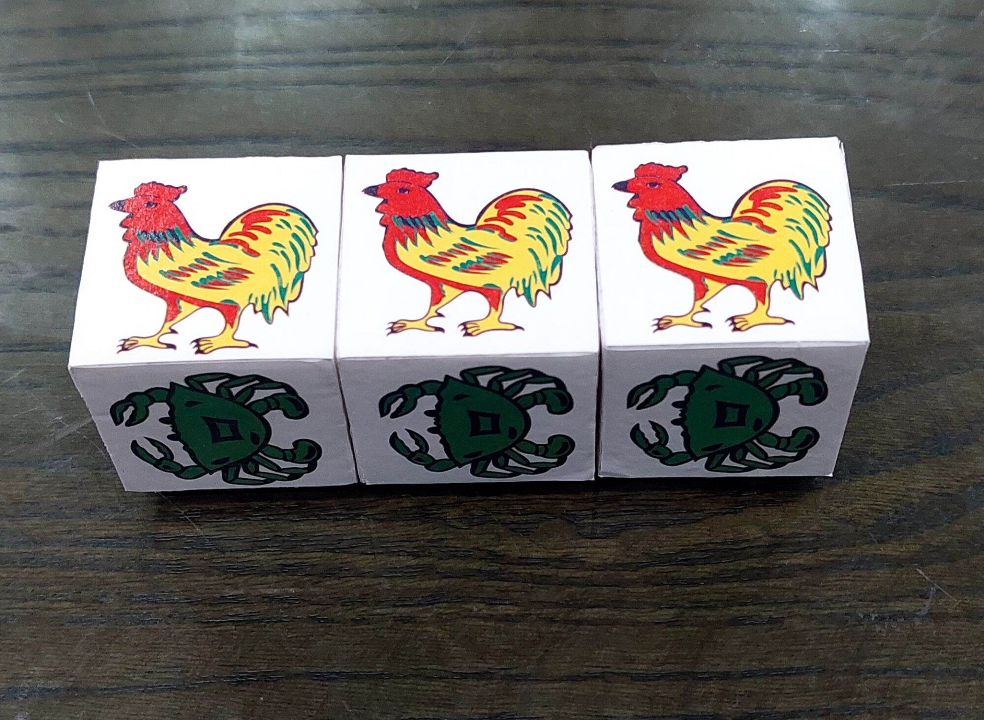 hột xốp bầu cua xóc cái 27 li