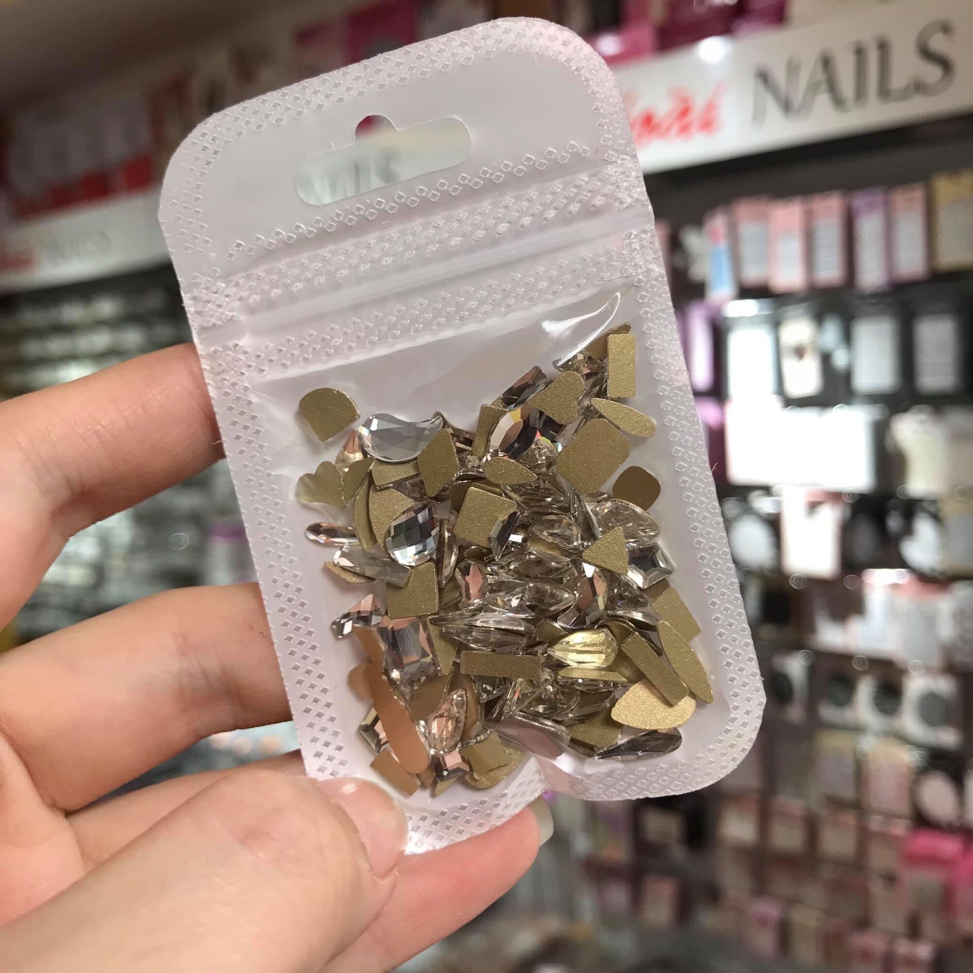 Set đá chân dẹt 100v Phụ kiện Nail