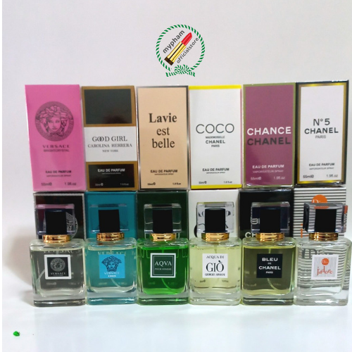 Nước hoa nam, nữ. siêu thơm, 7 đến 12h, 55ml