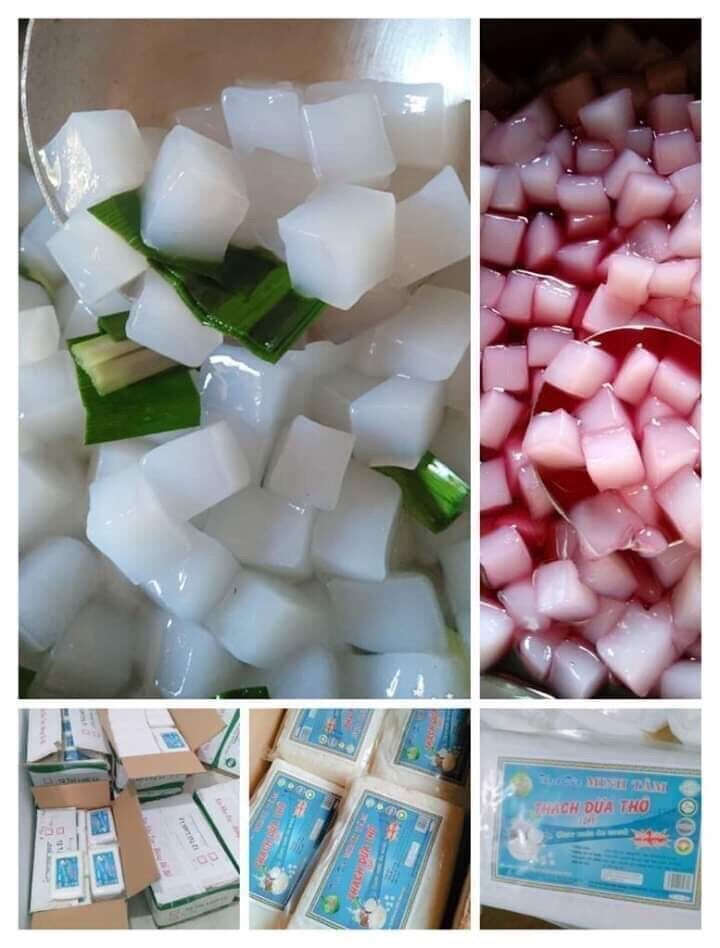 1kg thạch dừa thô minh tâm