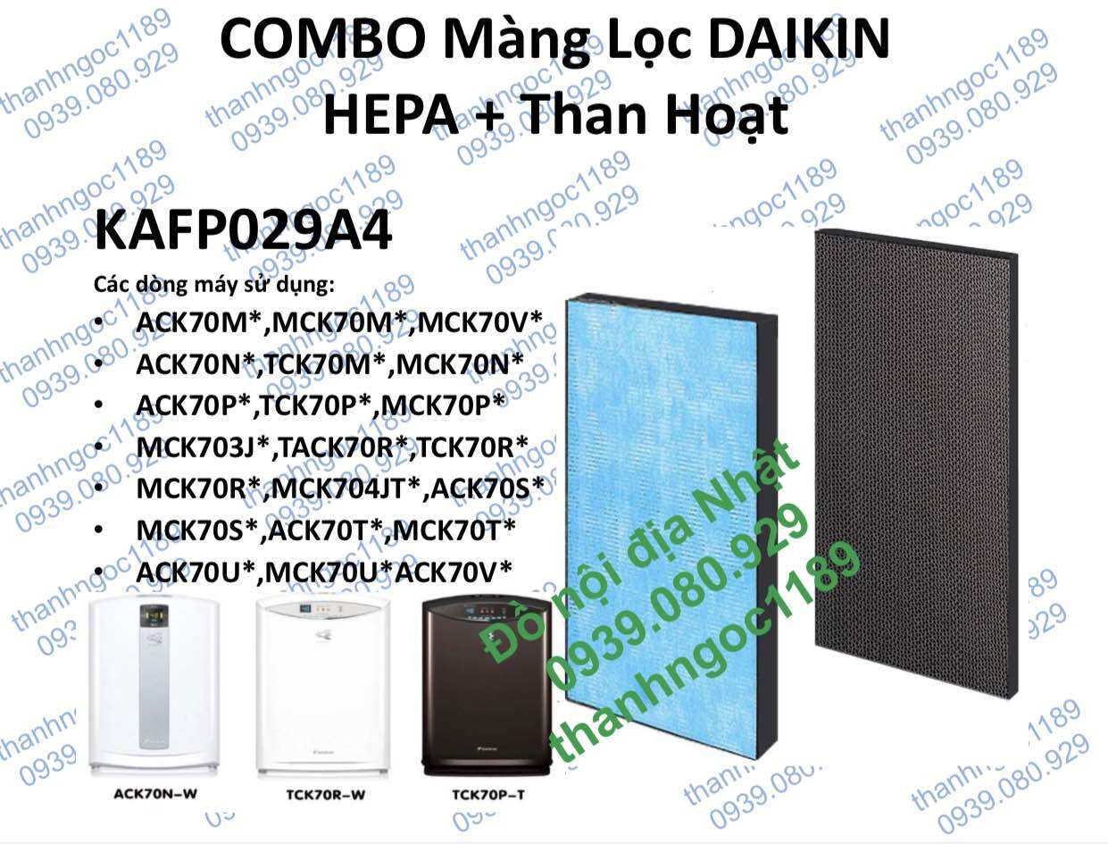 Combo Màng lọc DaiKin (KAFP029A4) ACk70,MCK70,TCK70