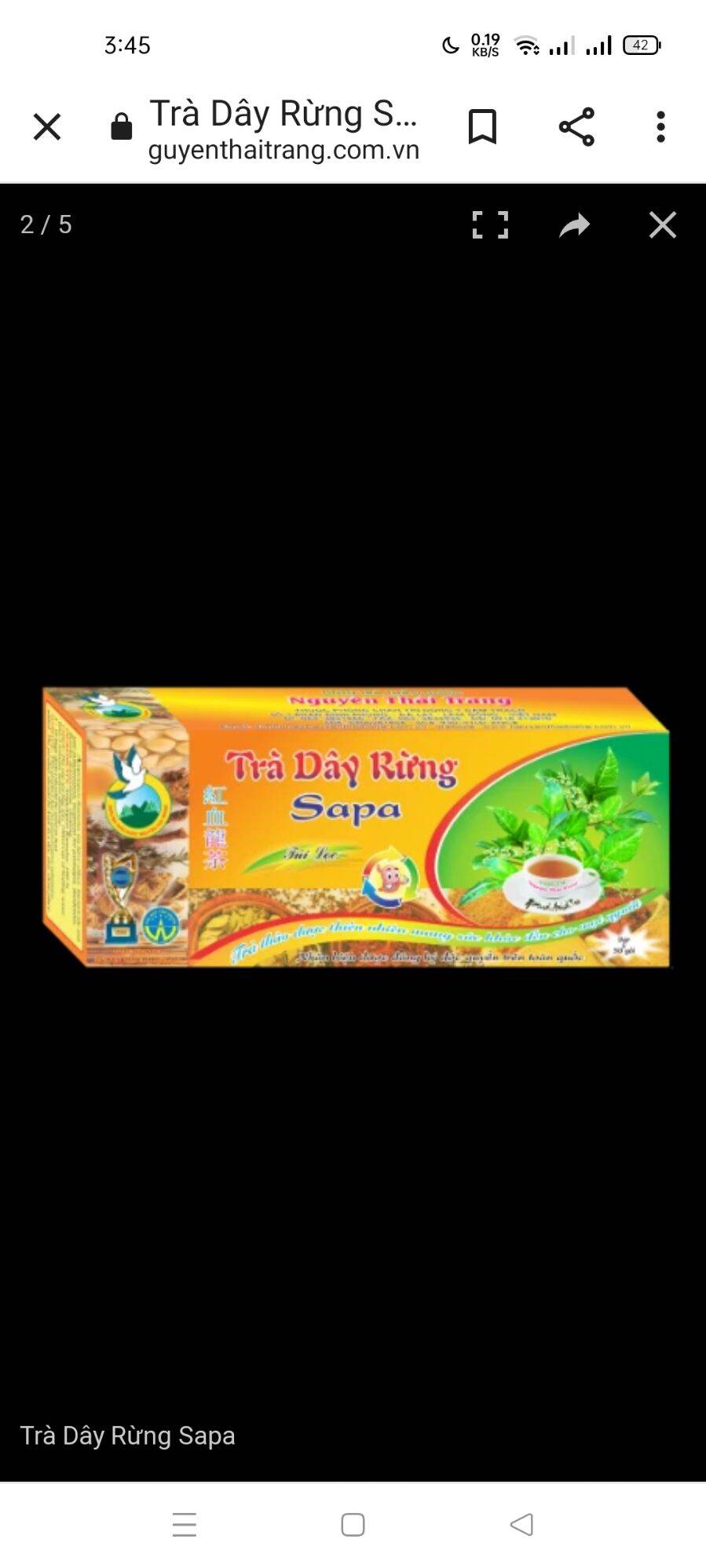 TRÀ DÂY RỪNG TÚI LỌC ( 50 TÚI LỌC) HỖ TRỢ DẠ DÀY