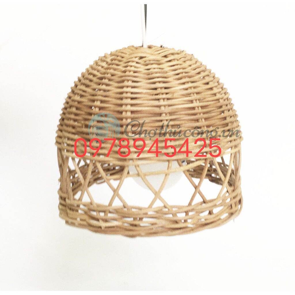 Đèn tre đèn thả mây tre đèn đèn mây tre mini xinh