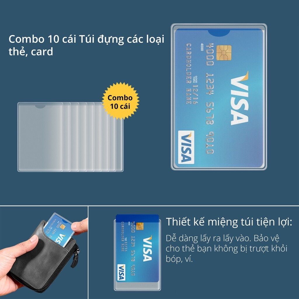 Túi Trong Suốt Đựng Thẻ Căn Cước