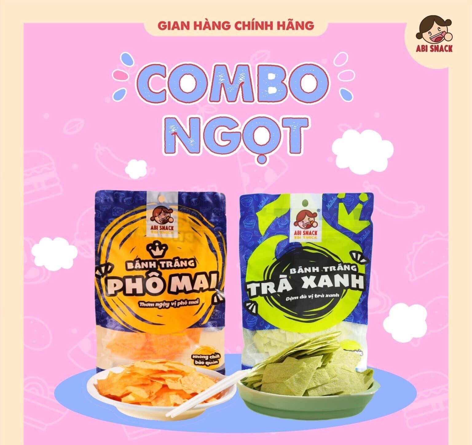 Combo ngọt bánh tráng abi 2 vị siêu ngon