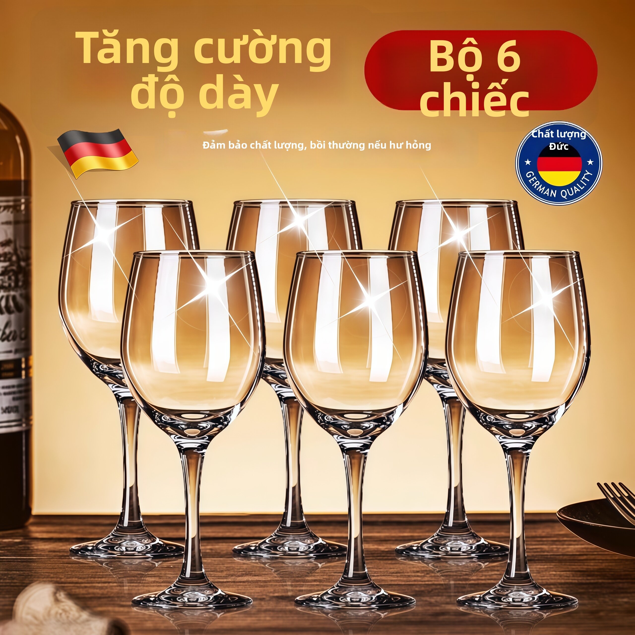 European Luxury Wine Glass Set Decanter Giá 1,025,000 Đồng*Miễn phí vận chuyển