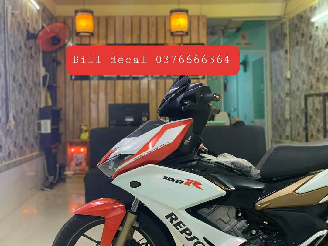 Tem rời winner x repsol trắng cam phối đen, tem xe chất lượng, tem xe đẹp, tem xe giá rẻ,tem xe mẫu mới tem