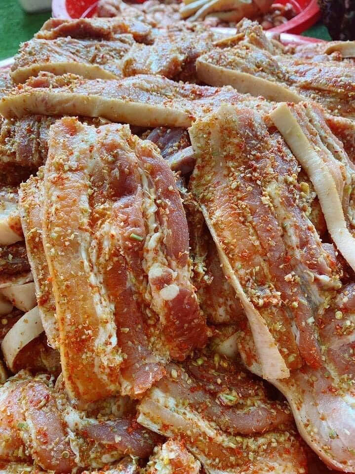 Ba rọi heo xả ớt 1 nắng -500gr