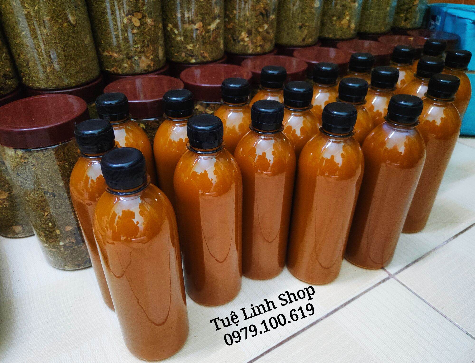 Cốt gừng nghệ hạt gấc chai 500ml