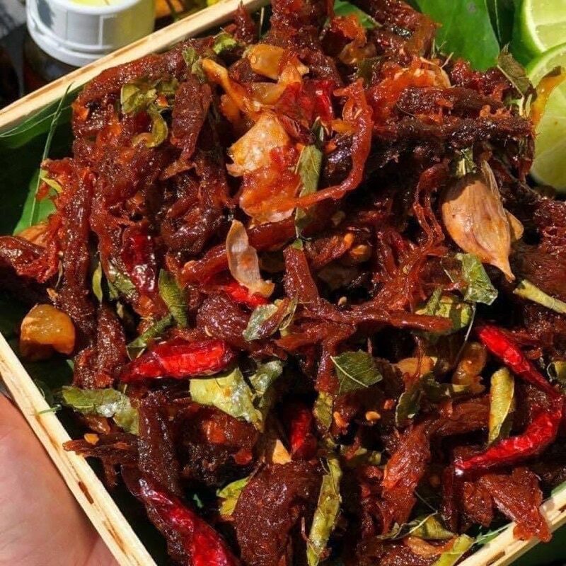 Khô Bò Đập Lá Chanh 250gr