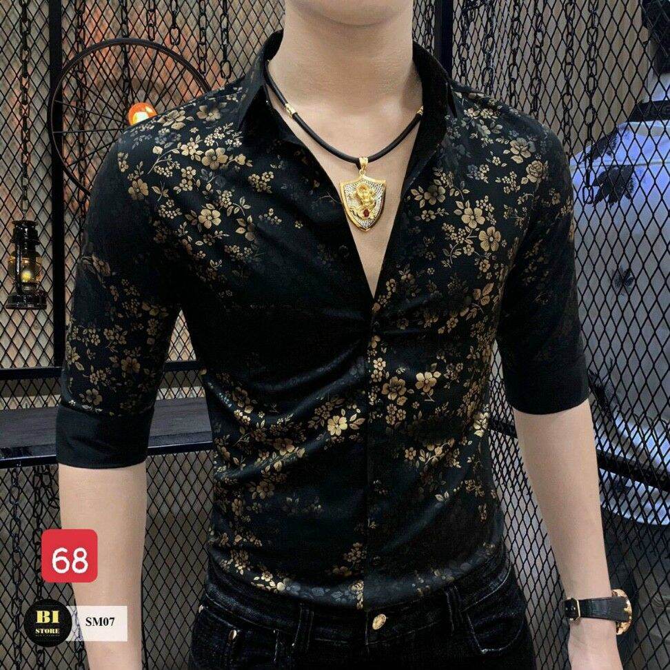 Áo sơ mi nam chất lụa 3d size m l xl xxl. chọn size m _ 29. l = 32. xl _ 34. xxl = 36.