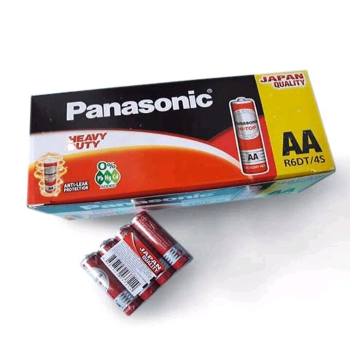 1 vỉ Pin Panasonic AA (1 vỉ x 4 viên)