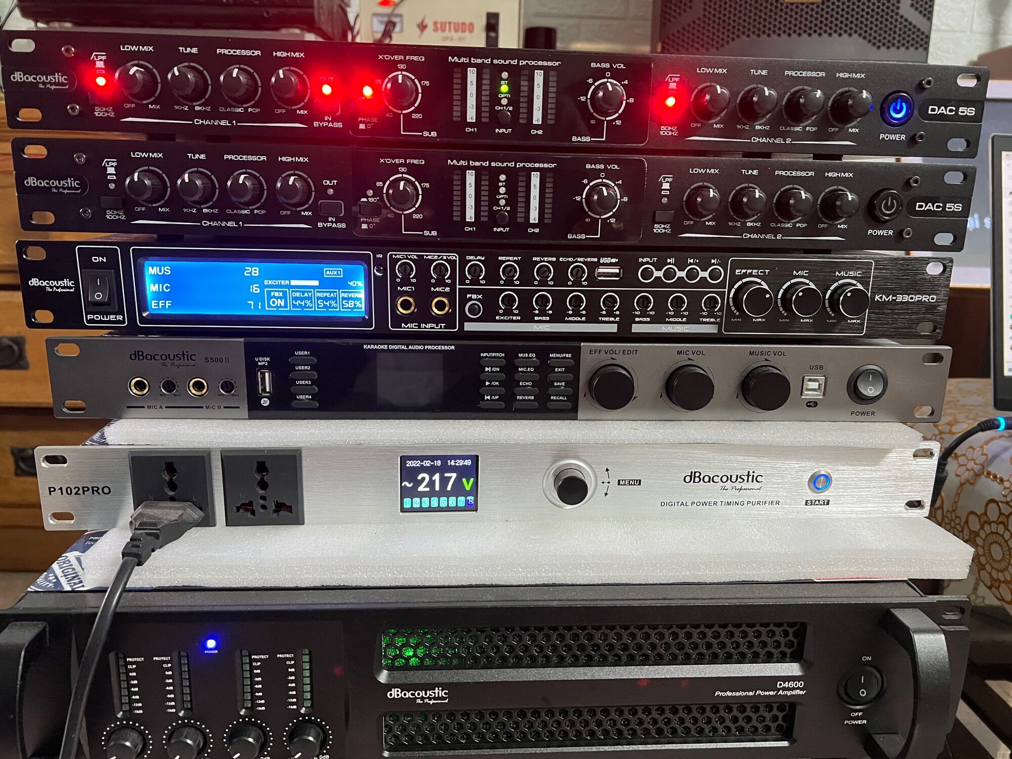 Nâng tiếng db acoustic DAC 5S kiêm giải mã