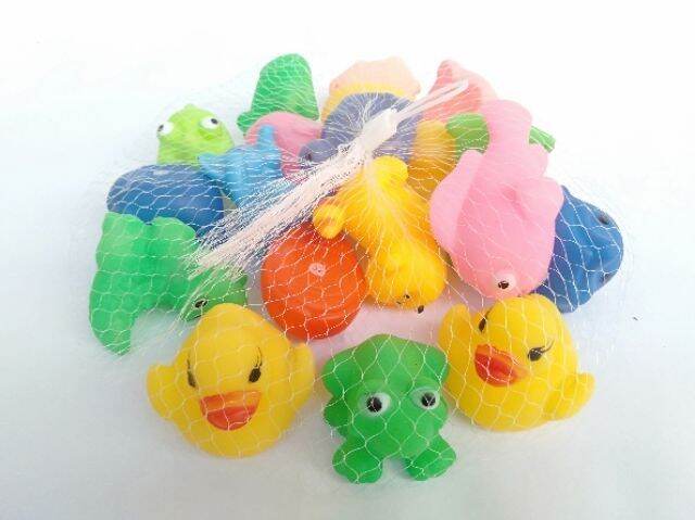 Túi đồ chơi chút chít 13 món cho bé