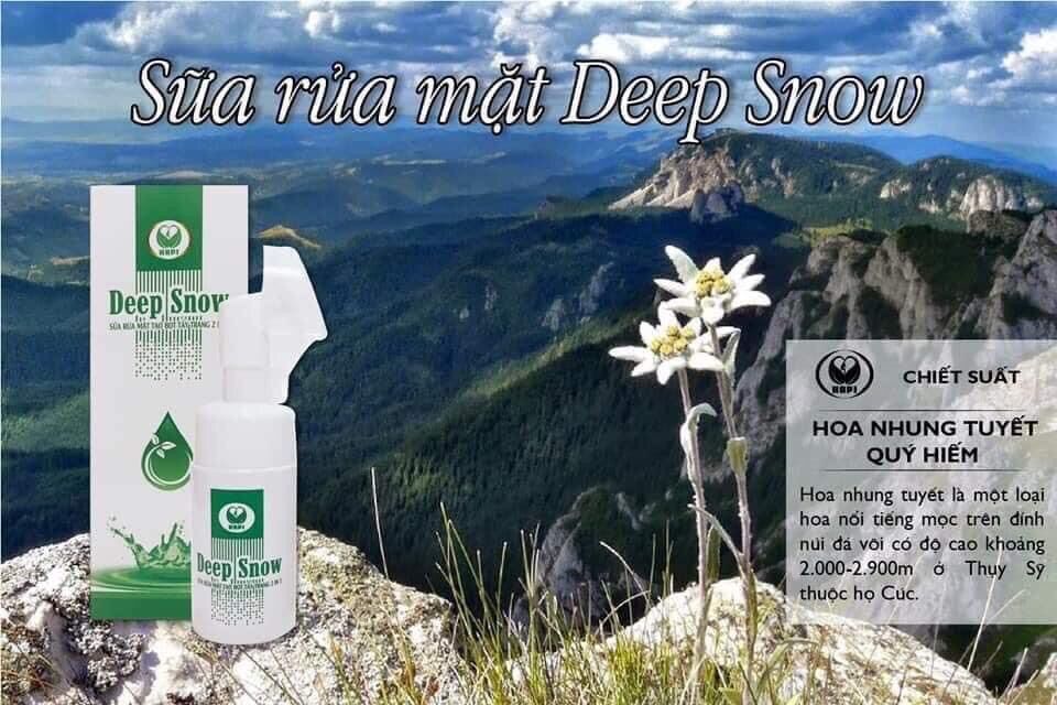 Sữa Rửa Mặt Deep Snow
