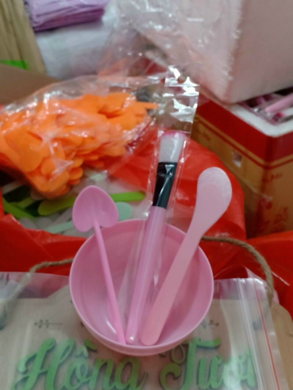 Bộ chén xẻng pha mặt nạ