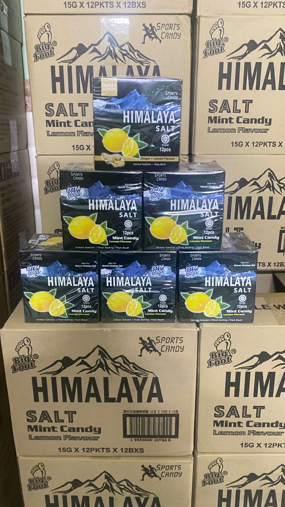 Compo 06 hộp Kẹo Chanh Muối Himalaya. Nhập khẩu Malaysia