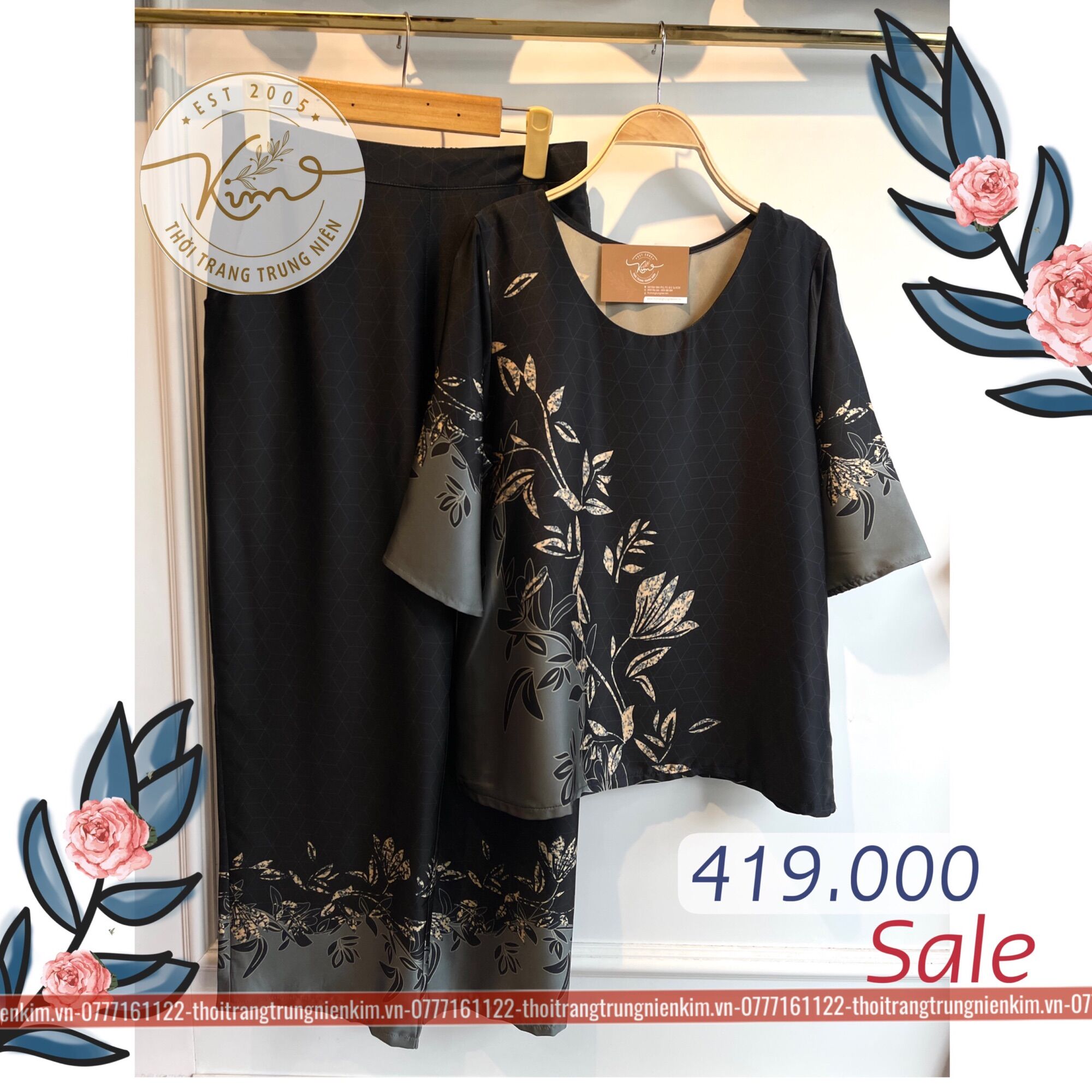 Set lụa xinh sắc màu rực rỡ