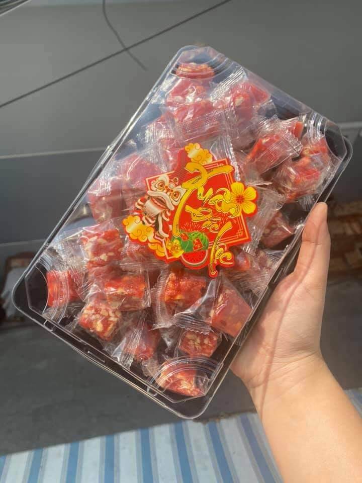 Dâu viên sấy dẻo phủ cơm dừa 500g