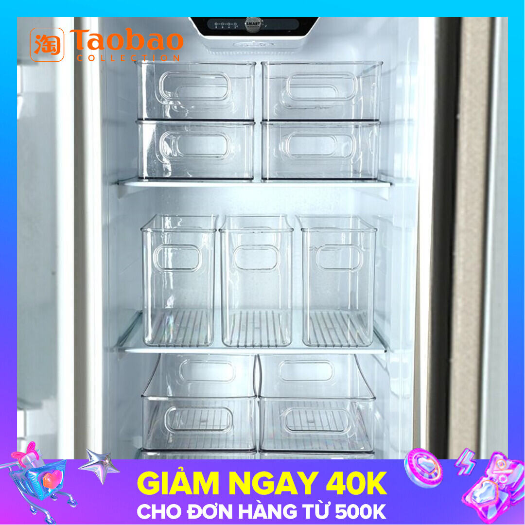 Hộp Đựng Đồ Trong Suốt Tủ Lạnh Hộp Đựng Đồ Kiểu Ngăn Kéo Đông Lạnh Cất Giữ