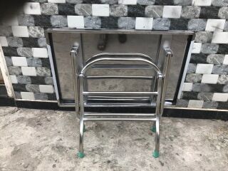 Bàn chữ nhật inox siêu rẻ 50*80*55cm