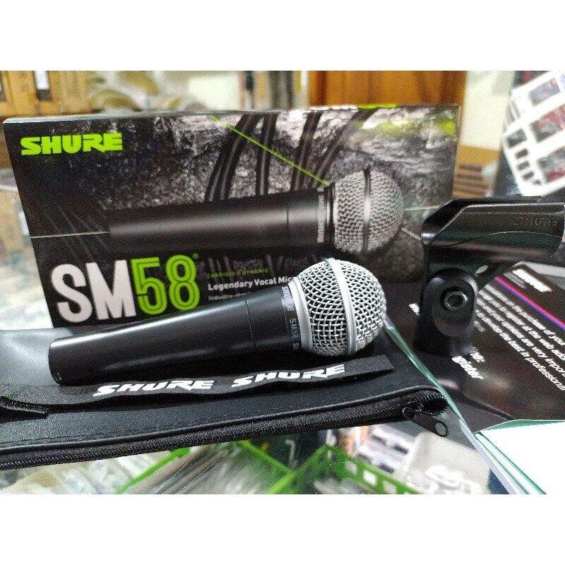 Micro karaoke có dây shure sm58 hàng chuẩn cao cấp loại tốt - shure sm 58