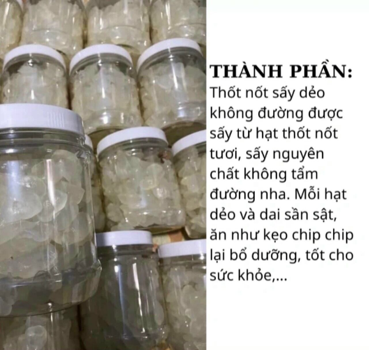 Thốt nốt thái,hạt đác sấy dẻo không đường