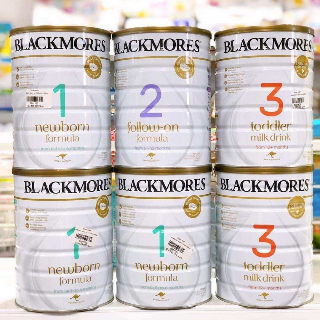 [ CHÍNH HÃNG ] SỮA BLACKMORE ÚC SỐ 1 2 3