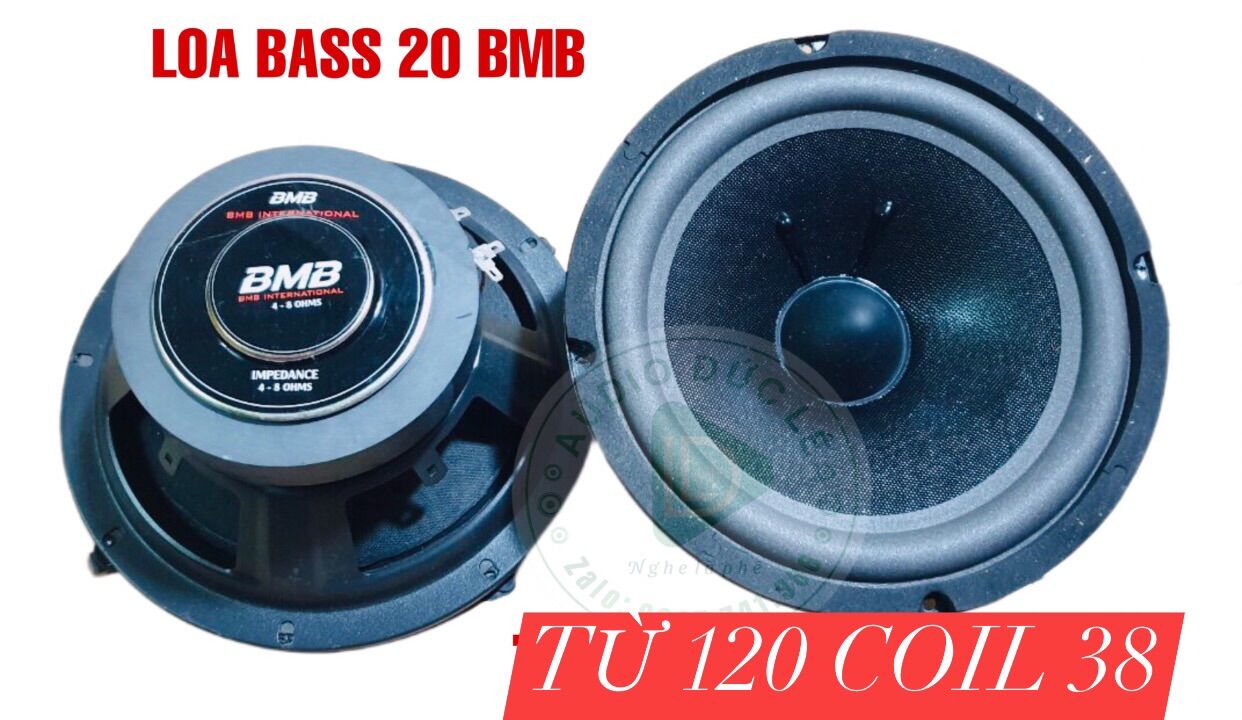 Loa bass 20 bmb từ 120 coil 38 - 4lớp - giá 1 chiếc