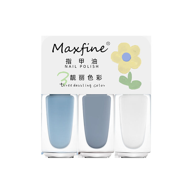 Nước Sơn Móng Tay Maxfine Ice Transparent White Shiny Sequins Tẩy Trang Lâu Trôi Cho Học Sinh Phụ Nữ Mang Thai Sản Phẩm Thân Thiện Với Trẻ Em