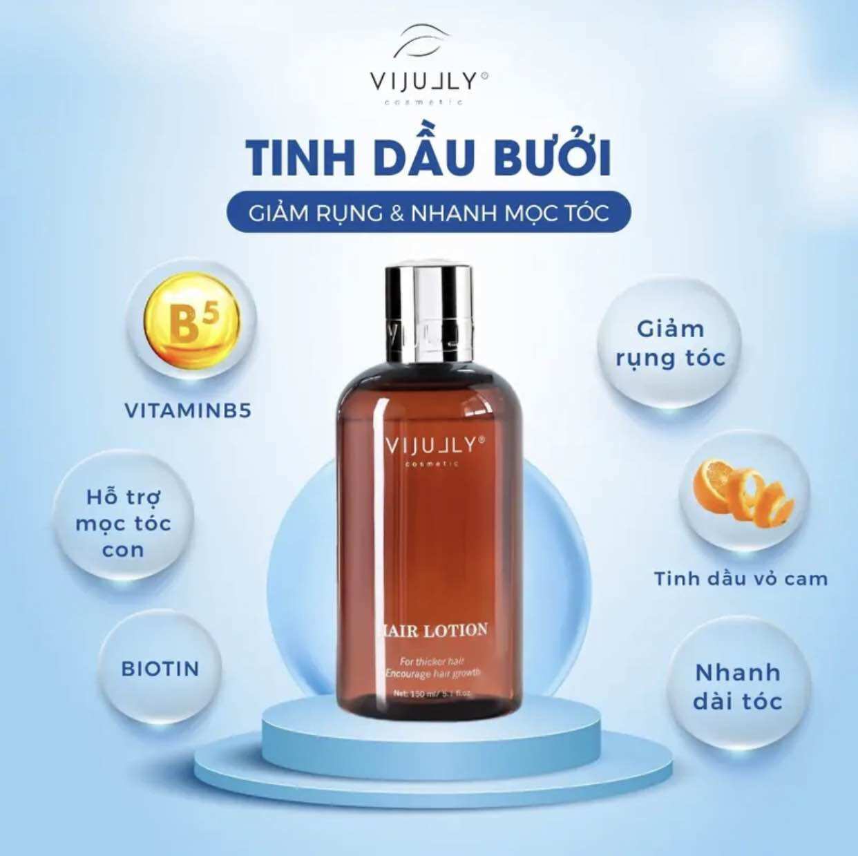 Tinh Dầu Bưởi Vi Jully 150ml