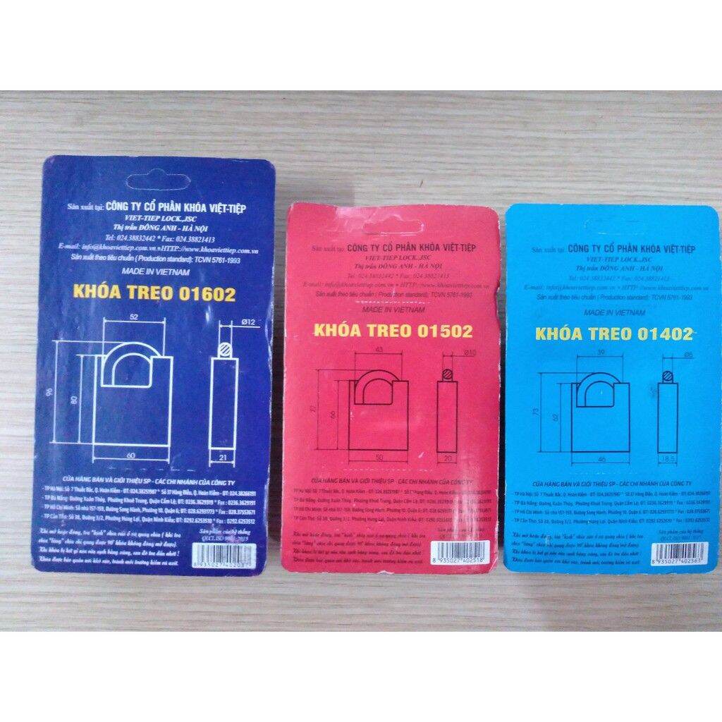 Khoá việt tiệp chống cắt 01402,01502,01602